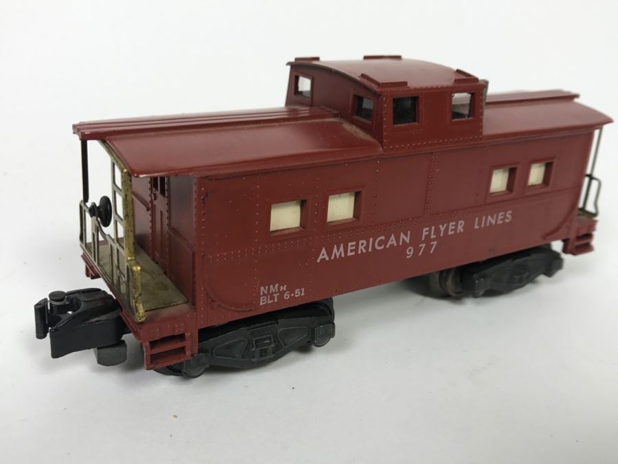 American Flyer Train Caboose 977 A.C. Gilbert Co [Photo 8]