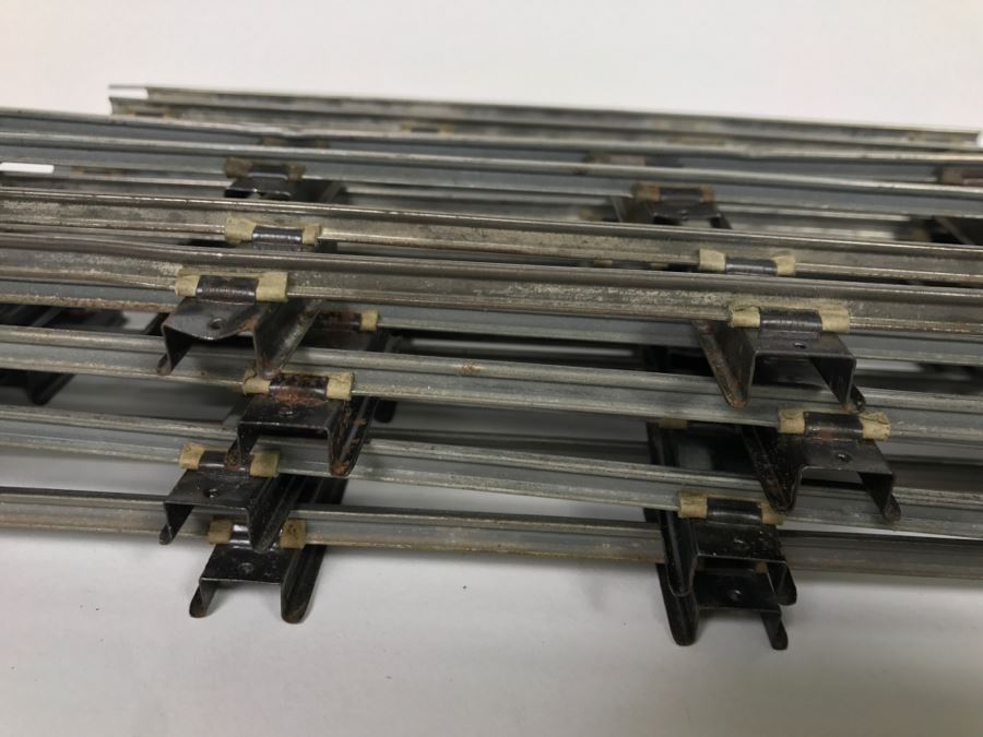 American Flyer Train Straight And Curved Train Tracks By A.C. Gilbert Co [Photo 7]