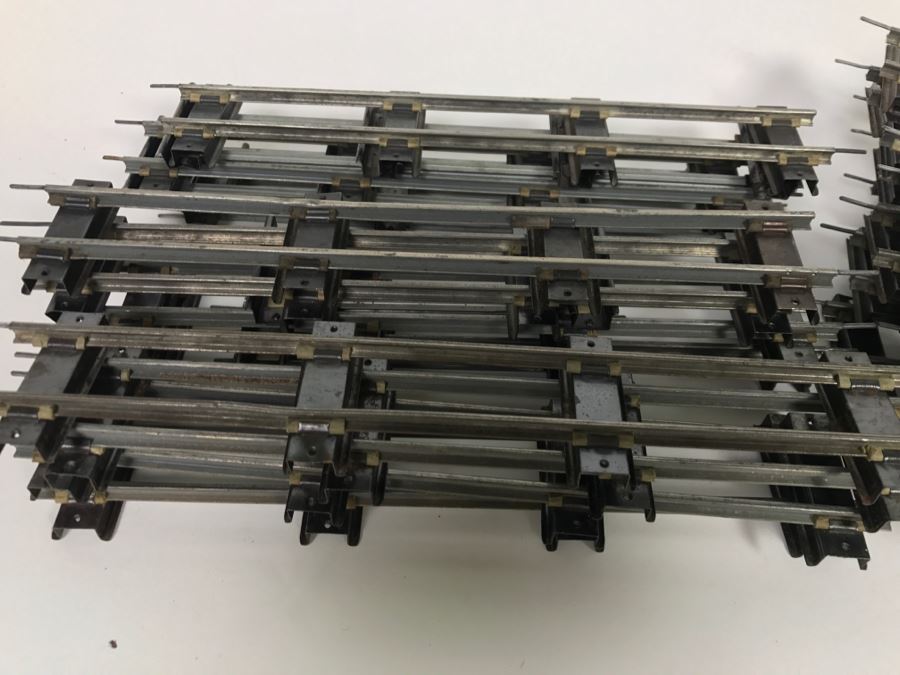 American Flyer Train Straight And Curved Train Tracks By A.C. Gilbert Co [Photo 6]