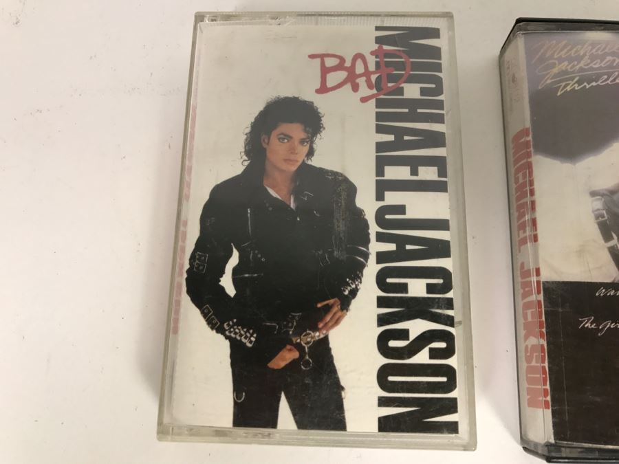 Vintage Cassette Tapes Michael Jackson Bad And Thriller, Rolling Stones Hot Rocks And Simon And Garfunkel [Photo 4]