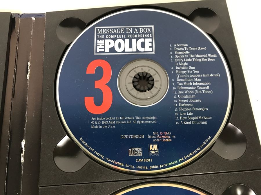The Police The Complete Recordings CD Box Set 4 CDs [Photo 6]