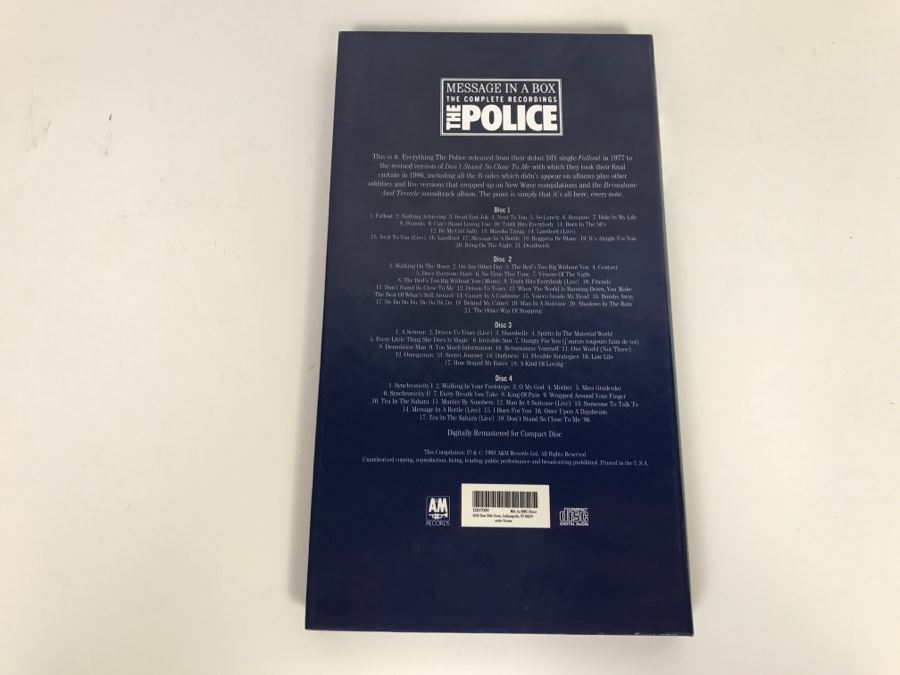 The Police The Complete Recordings CD Box Set 4 CDs [Photo 8]