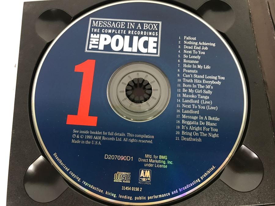 The Police The Complete Recordings CD Box Set 4 CDs [Photo 4]