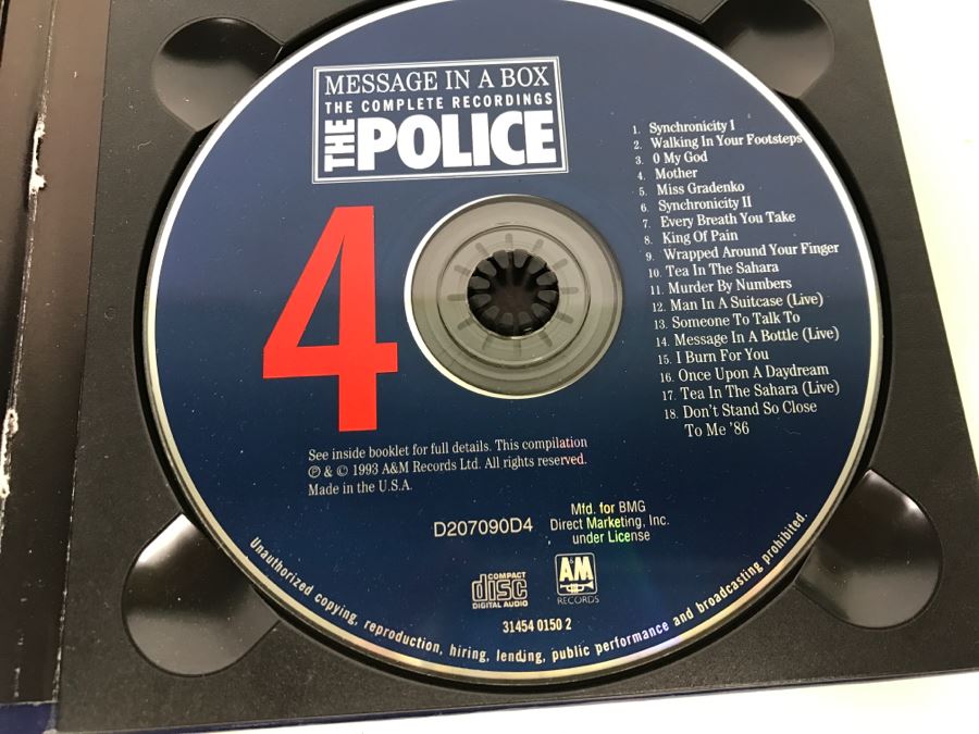 The Police The Complete Recordings CD Box Set 4 CDs [Photo 7]
