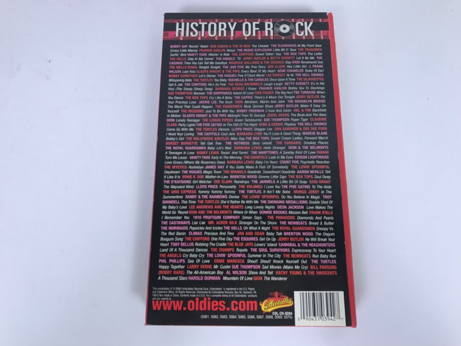 History Of Rock 1953 To 1973 CD Box Set 10 Cds