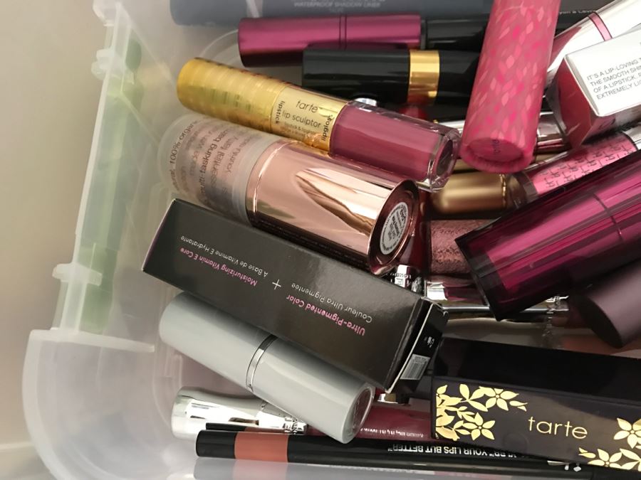 Huge Lot Of New Beauty Supplies Makeup With Plastic Storage Bin - See All Photos [Photo 6]