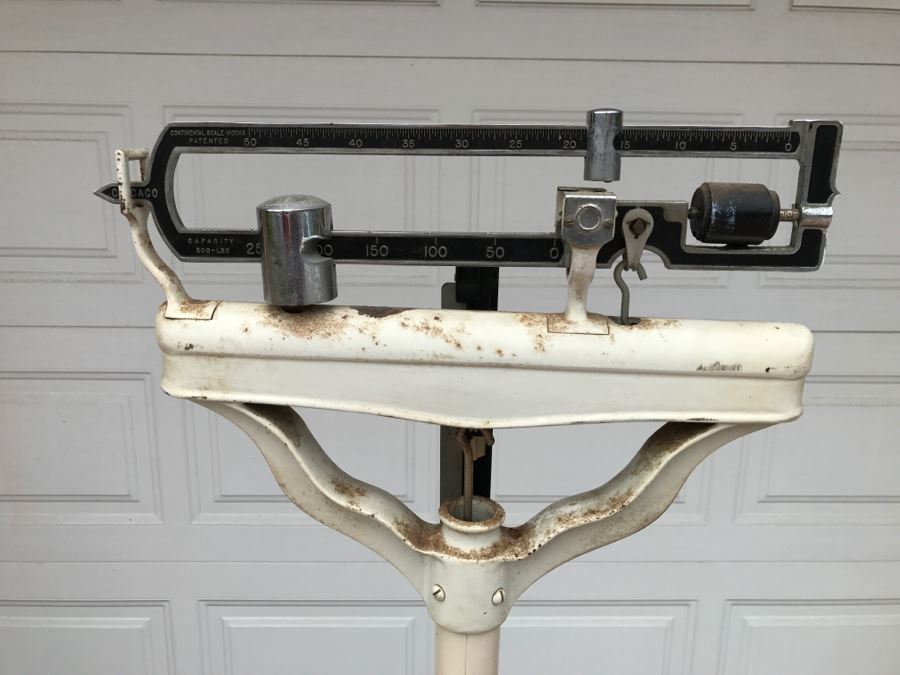 Vintage Continental Scale Works Medical Office Scale