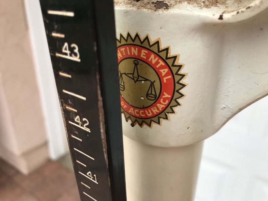 Vintage Physician's Medical Scale Continental Scale Works Chicago Cast Iron [Photo 10]