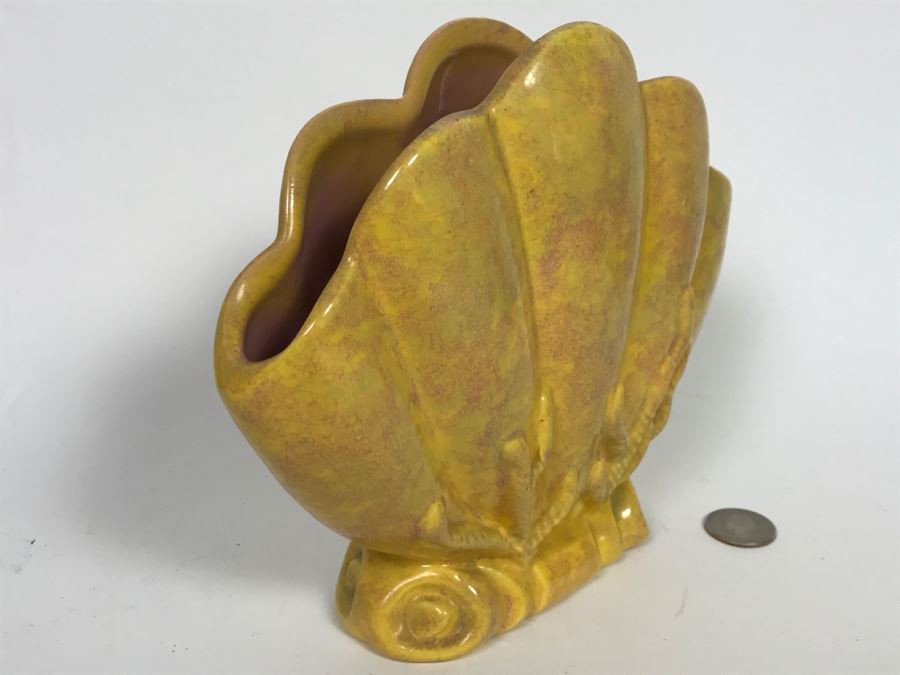 Gonder Factory & Studio Zanesville, OH Shell Vase Pottery [Photo 4]