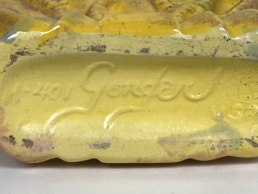 Gonder Factory & Studio Zanesville, OH Shell Vase Pottery [Photo 10]