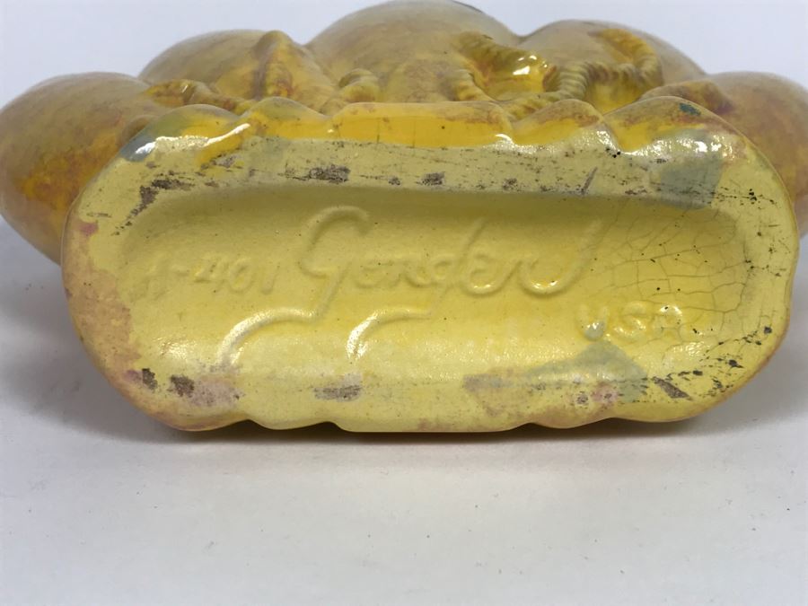 Gonder Factory & Studio Zanesville, OH Shell Vase Pottery [Photo 8]