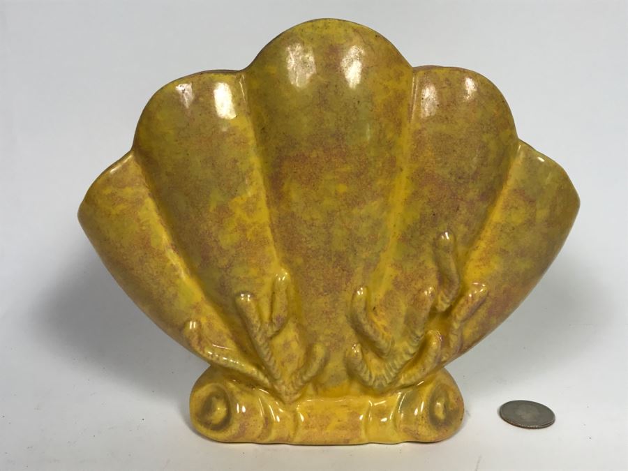 Gonder Factory & Studio Zanesville, OH Shell Vase Pottery [Photo 2]