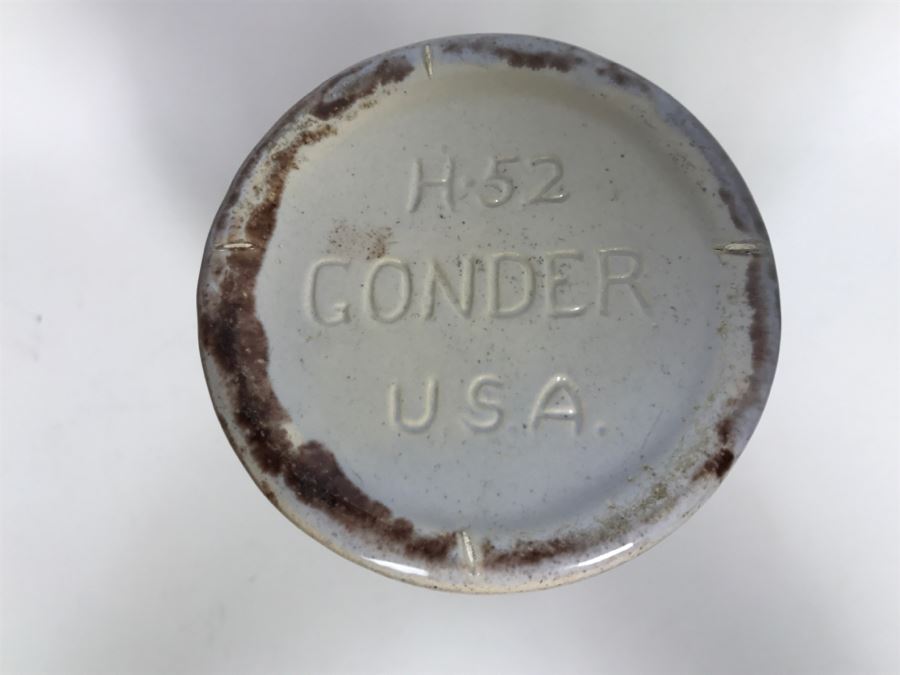 Gonder Factory & Studio Zanesville, OH Purple Vase Pottery H 52 [Photo 6]