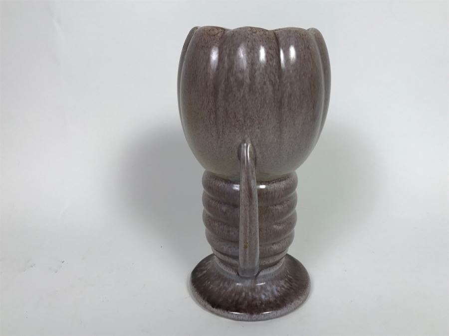 Gonder Factory & Studio Zanesville, OH Purple Vase Pottery H 52 [Photo 5]