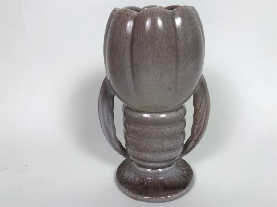 Gonder Factory & Studio Zanesville, OH Purple Vase Pottery H 52 [Photo 3]