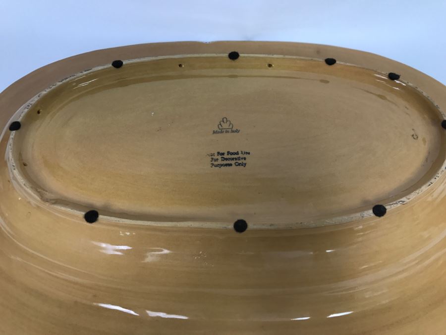 Large Italian Oval Platter [Photo 7]