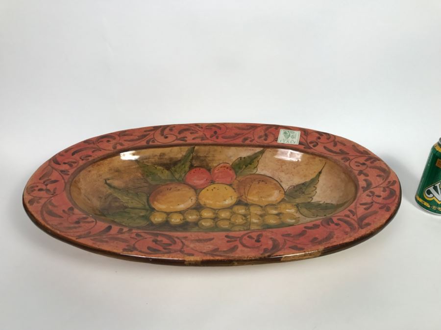 Large Italian Oval Platter [Photo 3]