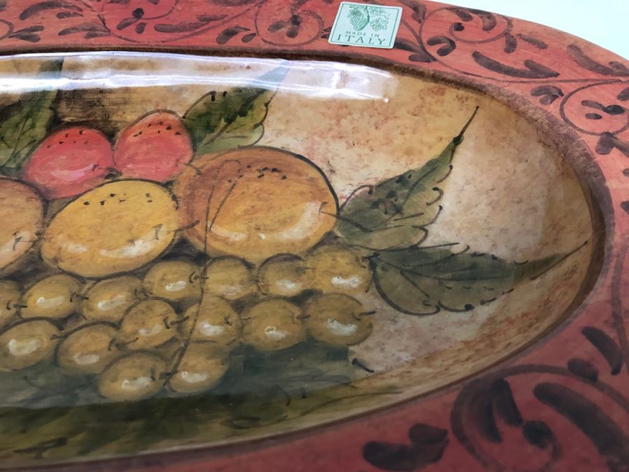 Large Italian Oval Platter [Photo 5]