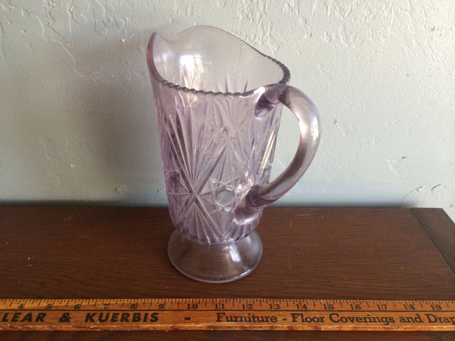 Purple Glass Pitcher [Photo 2]