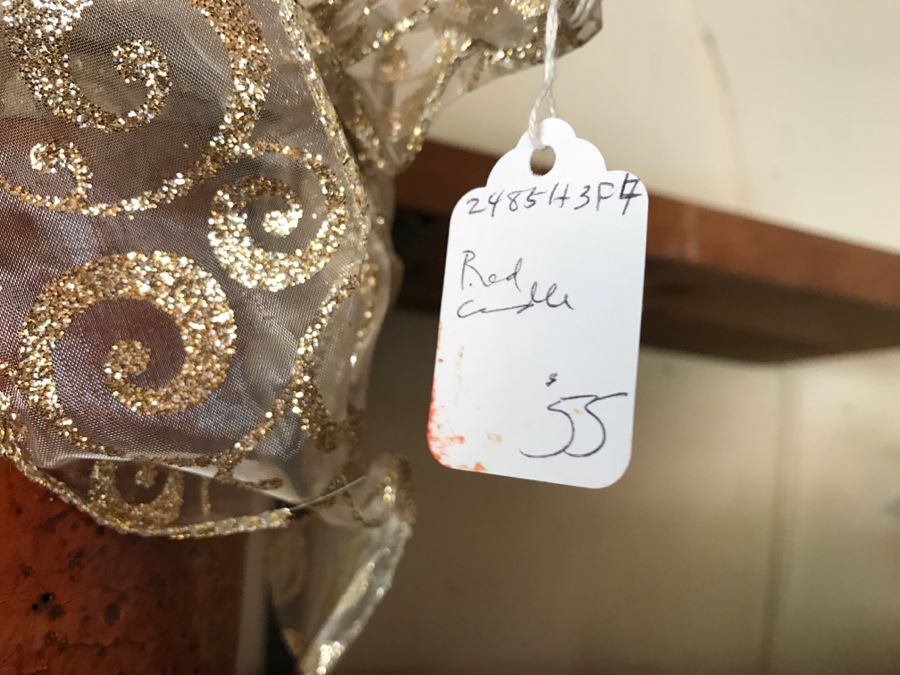 Set Of (3) Designer Candles Including Champagne Candle From Charleston Soap And Candle Co [Photo 6]