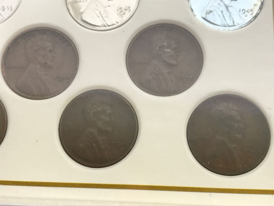 World War II Penny And Silver Nickel Collection The Morgan Mint Nickels Are 35% Pure Silver [Photo 7]