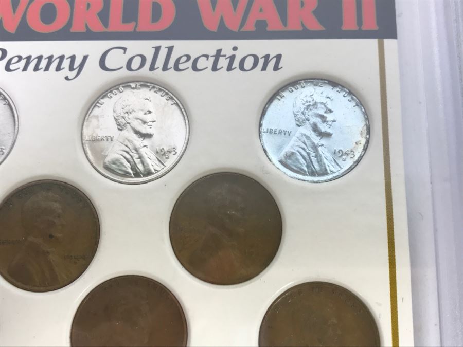 World War II Penny And Silver Nickel Collection The Morgan Mint Nickels Are 35% Pure Silver [Photo 5]