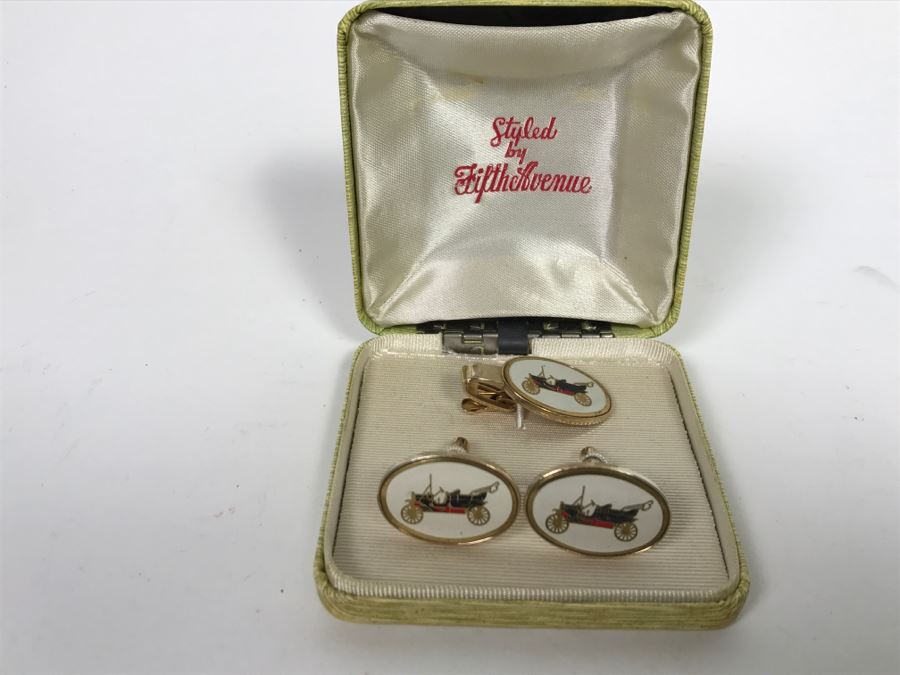 Vintage Antique Car Cufflinks [Photo 2]
