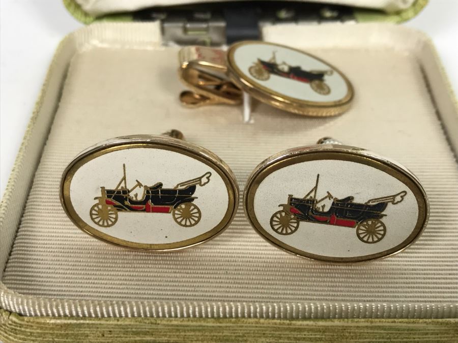 Vintage Antique Car Cufflinks [Photo 3]