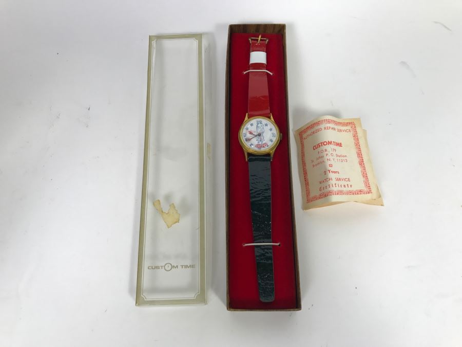 New In Box Original Vintage Spiro Agnew Watch By Custom Time [Photo 2]
