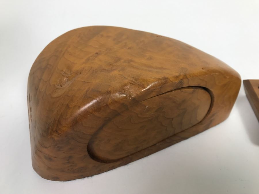 Walnut Seagull Pen Holder With Pen And Custom Walnut Wooden Box [Photo 4]