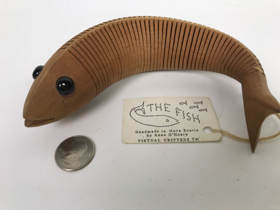 The Fish Handmade In Nova Scotia By Anne O'Hearn Virtual Critters Pick Up Sicks Woodworking [Photo 3]
