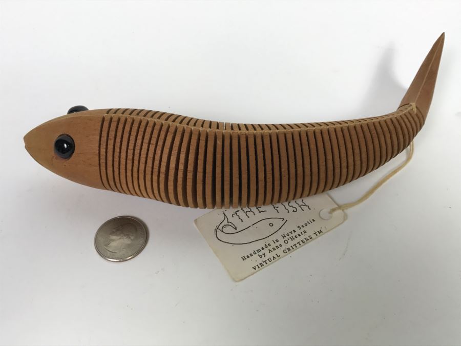 The Fish Handmade In Nova Scotia By Anne O'Hearn Virtual Critters Pick Up Sicks Woodworking [Photo 8]