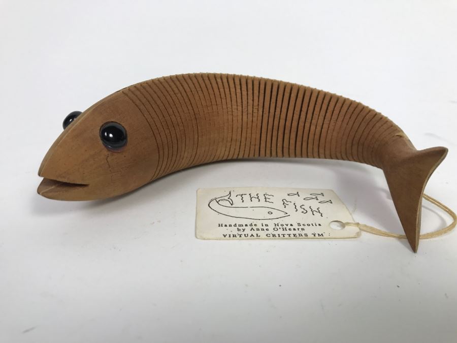 The Fish Handmade In Nova Scotia By Anne O'Hearn Virtual Critters Pick Up Sicks Woodworking [Photo 1]