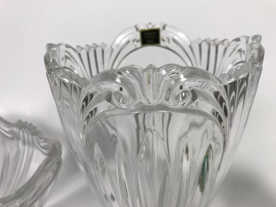 ONEIDA Crystal Vase And Bowl Made In Germany [Photo 4]