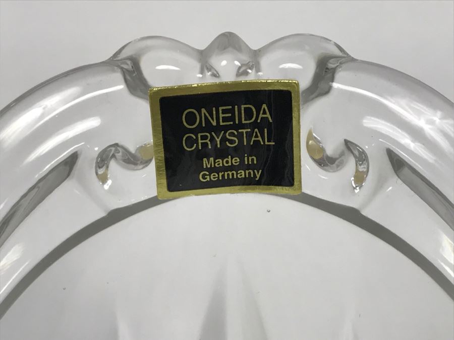 ONEIDA Crystal Vase And Bowl Made In Germany [Photo 5]