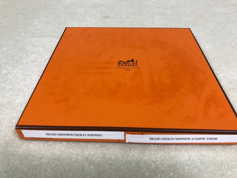 Hermès Silk Scarf 'Carpe Diem' With Box Hermes  [Photo 6]