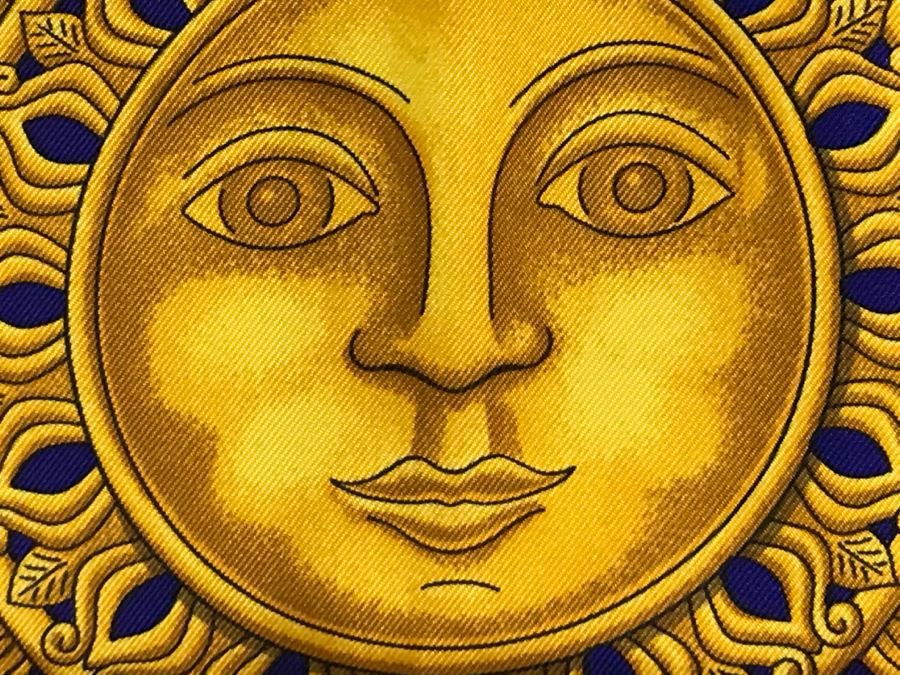 Hermès Silk Scarf 'Carpe Diem' With Box Hermes  [Photo 16]