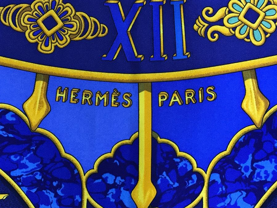 Hermès Silk Scarf 'Carpe Diem' With Box Hermes  [Photo 13]