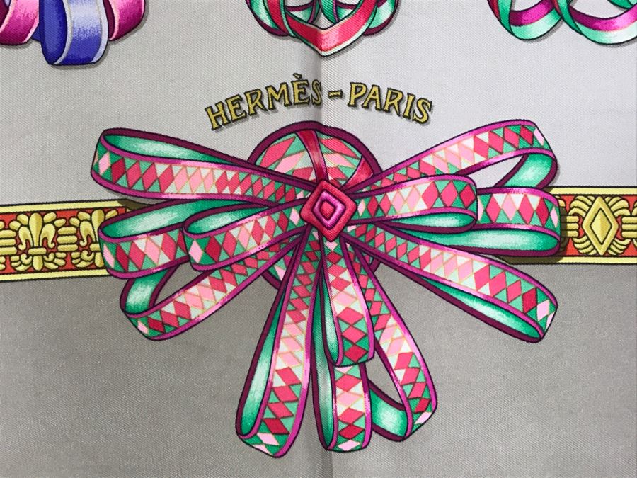 Hermès Silk Scarf 'Les Rubans Du Cheval' Hermes  [Photo 3]