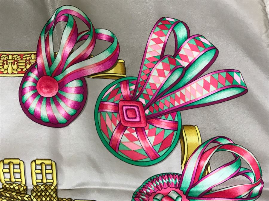 Hermès Silk Scarf 'Les Rubans Du Cheval' Hermes  [Photo 9]