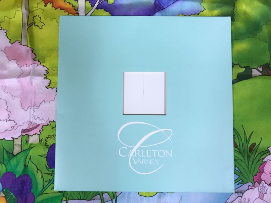 Carleton Varney Silk Scarf With Box [Photo 12]