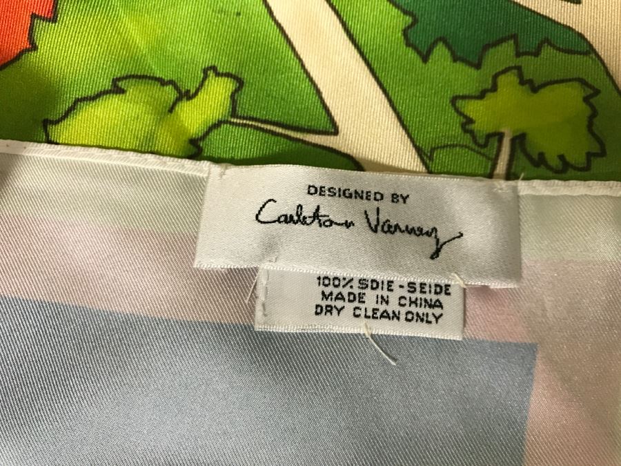 Carleton Varney Silk Scarf With Box [Photo 11]