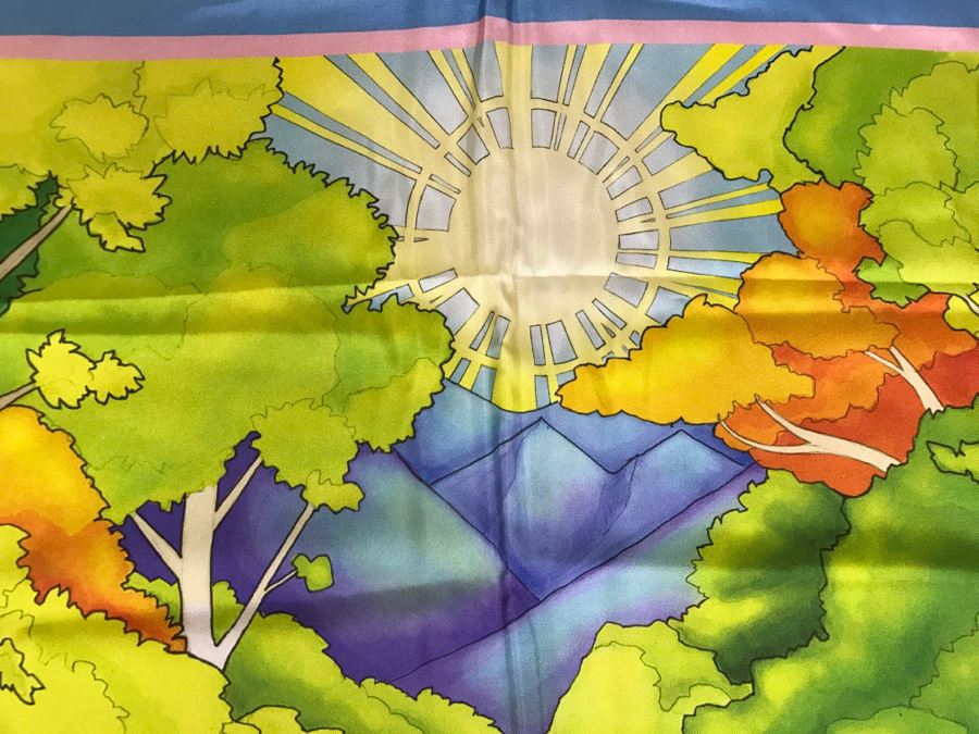 Carleton Varney Silk Scarf With Box [Photo 9]