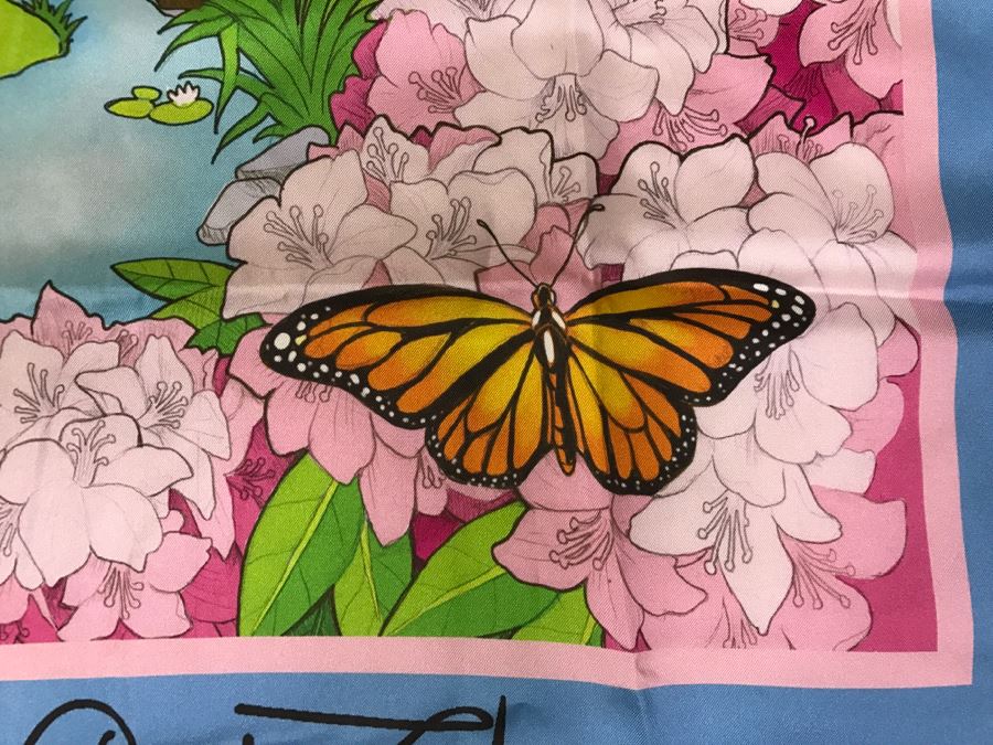 Carleton Varney Silk Scarf With Box [Photo 5]