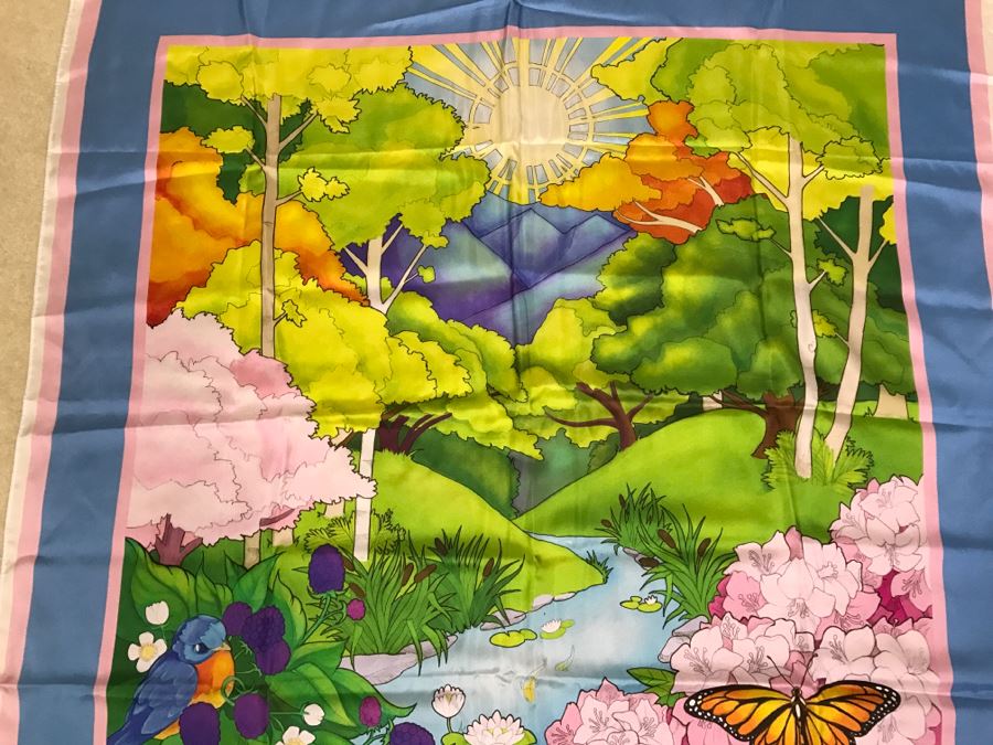 Carleton Varney Silk Scarf With Box [Photo 8]