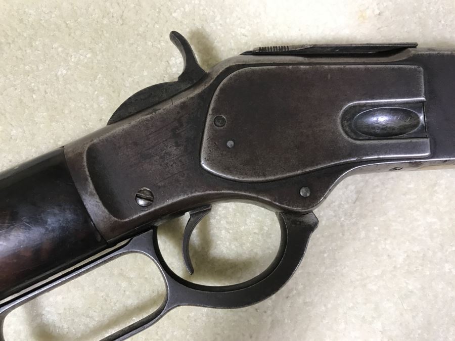 Antique Winchester Repeating Arms New Haven Conn Model 1873 32 W.C.F. Lever Action Rifle Octagonal Barrel 'The Gun that Won the West' With Provenance - 24' Barrell Length - SN 424027B [Photo 7]