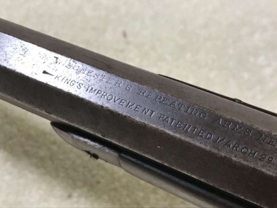 Antique Winchester Repeating Arms New Haven Conn Model 1873 32 W.C.F. Lever Action Rifle Octagonal Barrel 'The Gun that Won the West' With Provenance - 24' Barrell Length - SN 424027B [Photo 20]