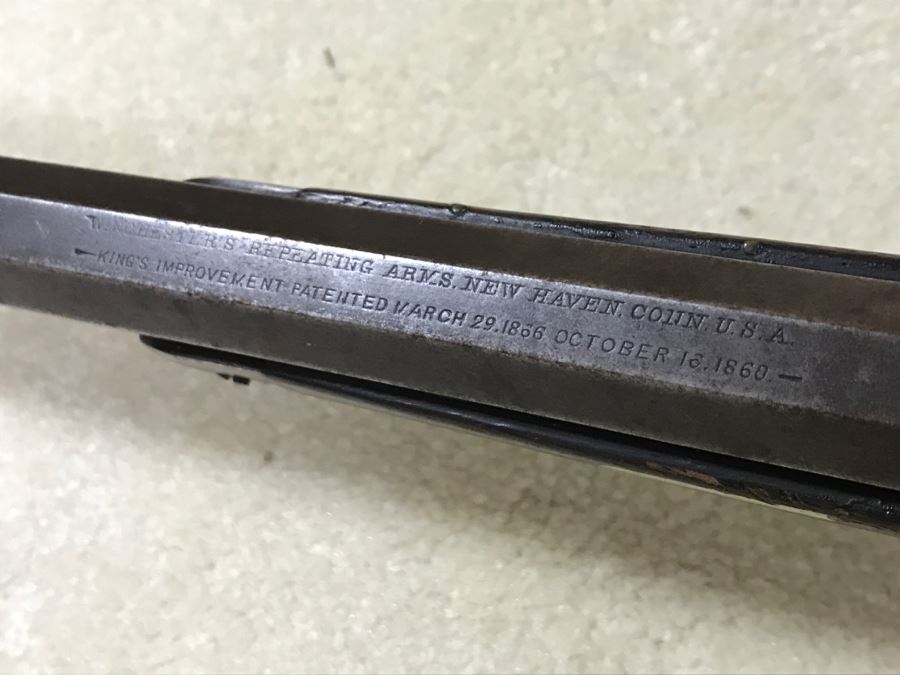 Antique Winchester Repeating Arms New Haven Conn Model 1873 32 W.C.F. Lever Action Rifle Octagonal Barrel 'The Gun that Won the West' With Provenance - 24' Barrell Length - SN 424027B [Photo 16]