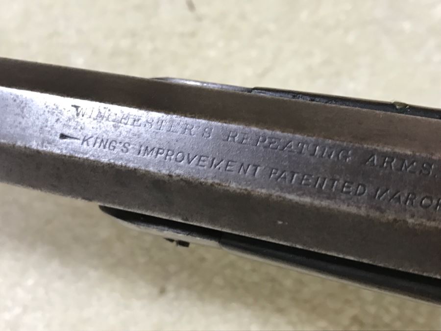 Antique Winchester Repeating Arms New Haven Conn Model 1873 32 W.C.F. Lever Action Rifle Octagonal Barrel 'The Gun that Won the West' With Provenance - 24' Barrell Length - SN 424027B [Photo 17]
