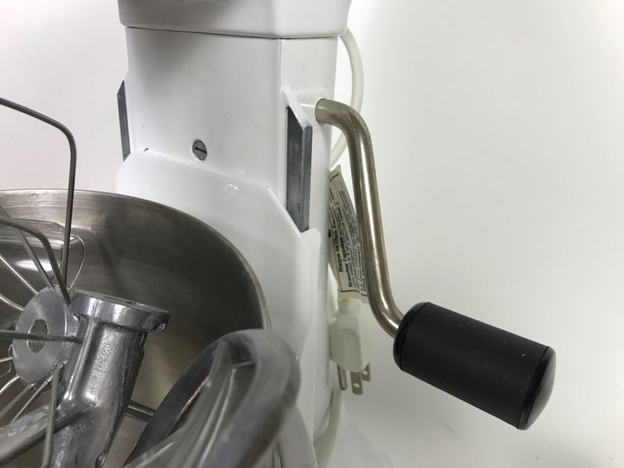 White KitchenAid Professional 6 Quart Stand Mixer With Yellow Ultra Power Plus 7 Hand Held Mixer [Photo 20]